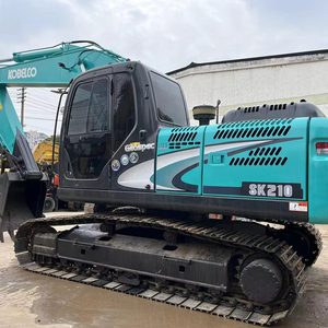 รถขุดขนาดเล็ก Kobelco SK210LC มือสอง น้ำหนักใช้งาน 22 ตัน พร้อมเครื่องยนต์ Cummins เกียร์ Kawasaki ปั๊ม และลูกปืน - Product Image 1