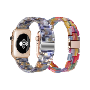 <span class=keywords><strong>Bracelet</strong></span> en résine vintage pour <span class=keywords><strong>Apple</strong></span> <span class=keywords><strong>Watch</strong></span> Series 11 10 9 8 7 6 5 4 3 2 49mm 46mm 46mm 41mm 45mm 42mm 44mm - Product Image 2