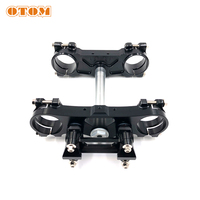 Klem Triple Tree CNC untuk Sepeda Motor Trail OTOM, Dudukan Batang Kemudi dan Pengangkat Stang untuk KTM HUSQVARNA