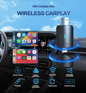 Adaptador Inalámbrico CarPlay Ai Box para Android Auto, Accesorios Inteligentes para TV de <span class=keywords><strong>Coche</strong></span>, Compatible con Netflix y YouTube, Snapdragon 6125 - Product Image 2