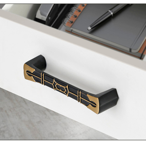 Antique Luxury Style Drawer <strong>Copper</strong> <strong>Handle</strong> Black Brass Gold Knobs <strong>Cupboard</strong> Kitchen Cabinet Furniture <strong>Copper</strong> Door <strong>Handles</strong> - Product Image 6