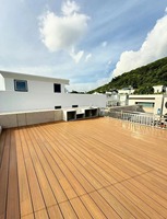 Planche de terrasse en WPC de haute qualité, ignifuge, écologique, résistante à l'humidité, résistante à l'eau, à bords rainurés et à emboîtement, pour salon