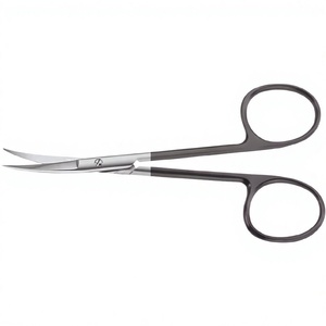 Tijeras Iris Supercut Sin Dientes de 4.5 Pulgadas, Puntas Afiladas de Acero Inoxidable para Cirugía Plástica Facial, Rinoplastia, Blefaroplastia - Product Image 1
