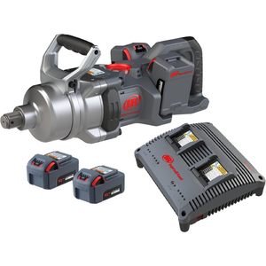 Kit de clé à chocs sans fil Ingersoll Rand 1 pouce à couple élevé avec batteries et chargeur - Product Image 1