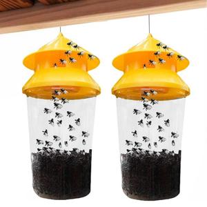 Pièges à mouches en plastique réutilisables fiables <span class=keywords><strong>sacs</strong></span> d'appâts <span class=keywords><strong>solides</strong></span> pour le contrôle extérieur des mouches pour les pâturages vergers jardins écuries - Product Image 3
