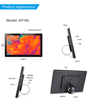Tablette Android de 18 pouces 18.5 pouces avec panneau IPS mural de bureau RK3568 RK3576 pour usage industriel