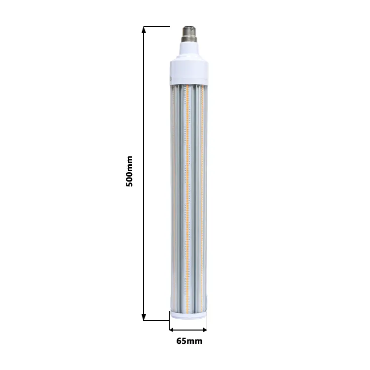 옥외 가로등에 있는 전통적인 저압 나트륨 sox 전구를 개조하는 호박색 온난한 백색 60W LED sox 전구