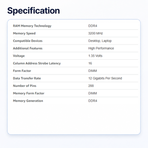 Mémoire RAM de bureau d'occasion LPX 8G X1 <span class=keywords><strong>3200</strong></span> C16 VENGANCE 16 Go <span class=keywords><strong>DDR4</strong></span> <span class=keywords><strong>3200</strong></span> MHz - Product Image 2