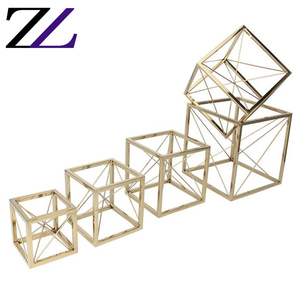 Catering for Wedding Buffet Tableware Luxury Paper Cupcake Cocktail <strong>Food</strong> Serving Plates Set Metal Multi Tier Gold Cake <strong>Stand</strong> - Product Image 6