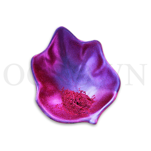 Màu Tím sáng màu đỏ thay đổi Duochrome mắt mỹ phẩm sắc tố long lanh Tắc Kè Hoa Nail ngâm bột - Product Image 6