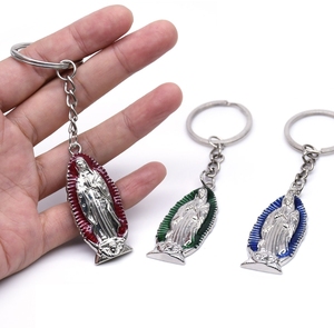 Fourniture exclusive transfrontalière de porte-clés colorés Dripping Virgin <span class=keywords><strong>Guadeloupe</strong></span> pendentif bague bijoux cadeaux - Product Image 6