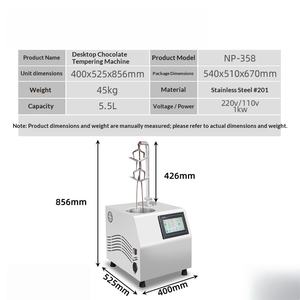 Machine à faire fondre le chocolat en acier inoxydable de qualité alimentaire, hygiénique, stable et à chauffage uniforme - Product Image 6