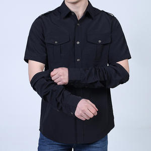 Camicia da lavoro Softshell ad asciugatura rapida rimovibile manica lunga da arrampicata da esterno - Product Image 5