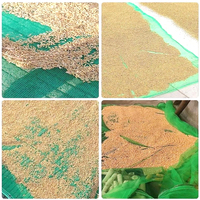 HDPE Geweven Graandroognet Zonnedrooggaas voor Rijst Tarwe Mais Oogst Ademend Graandroognet