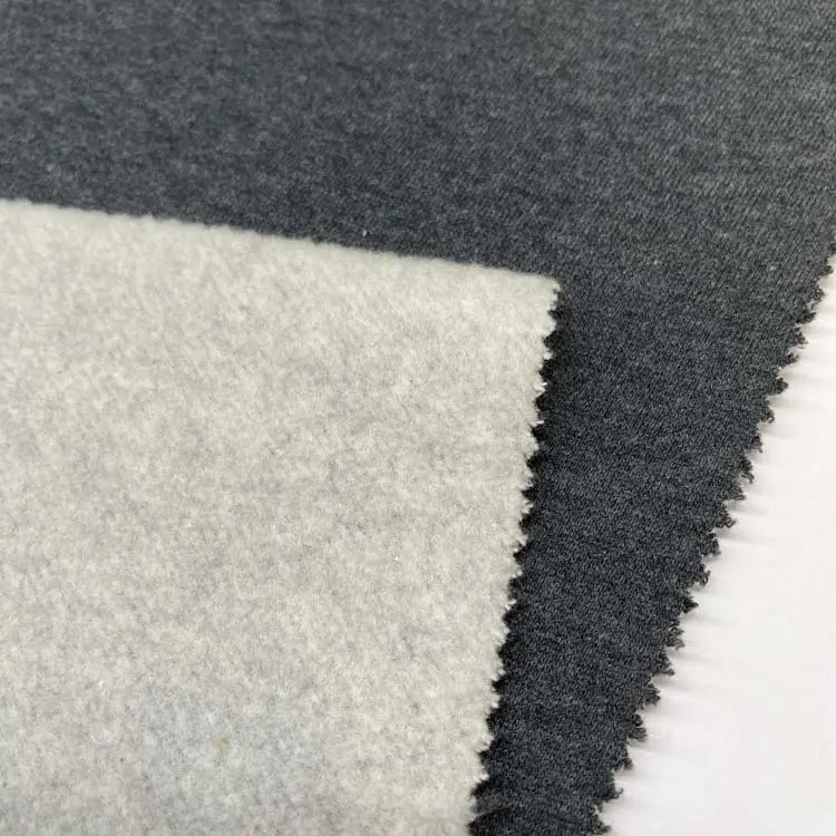 Fabbrica Direttamente Panno di Terry CVC 60/40 280 GSM Tessuto, Felpe Con Cappuccio Materiale di Lavoro A Maglia del Panno Morbido Tessuto Per La Vendita/