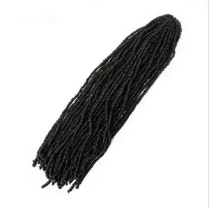 22" Fashion Cheap Coloured Fake Afro Kinky Twist Braid Hair Extensions Wholesale Price Attachment For Braids For Black People