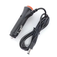Adaptador de Coche 12V 24V, Cargador de Encendedor a Cable de Alimentación de 5.5mmx2.1mm con Interruptor para Monitor y Cámara