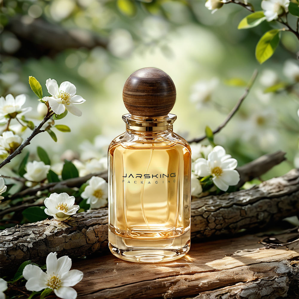 Bouteille de parfum au chocolat