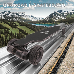 Double entraînement par courroie 40 km/h Étanche Électrique Skateboard Off-Road Mountain Board 20km Portée 6 pouces Maple <span class=keywords><strong>Deck</strong></span> ABEC-7 Roulements 150kg - Product Image 3