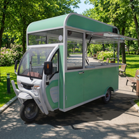 Tricycle Chariot à Glaces, Voiture de Vente de Restauration Rapide, Camion de Restauration, Bus Électrique pour Pain, Café, Hamburgers pour Centres Commerciaux et Parcs d'Attractions