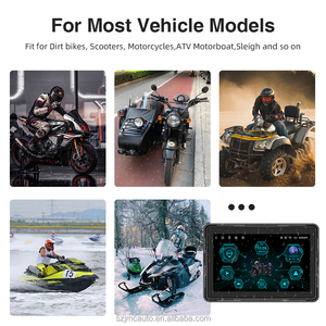 Jmc xe máy Carplay IPX7 không thấm nước 5 inch 6 inch màn hình cảm ứng GPS DVR BT FM xe máy chuyển hướng - Product Image 6