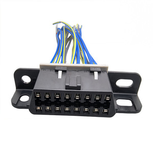 16 Pin OBD2 Diagnostic Connector Car Automotive Interface <b>12V</b> <b>Socket</b> Terminal - Product Image 1