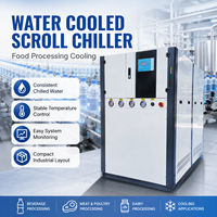 Enfriador de Agua Tipo Scroll de 100HP para Enfriamiento de Husillos CNC, Enfriamiento de Equipos Hidráulicos y Uso en Talleres
