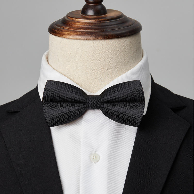 Pajarita negra Knight - Negro