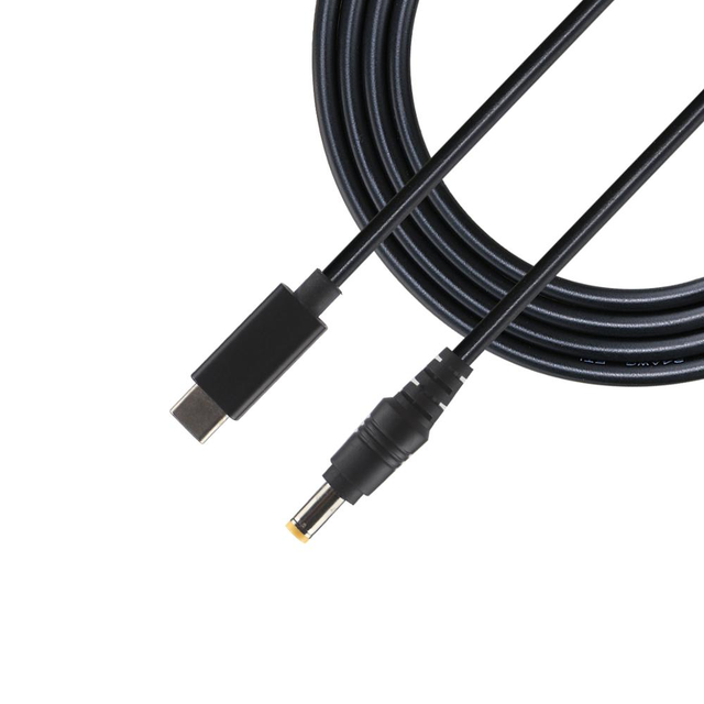 20V Multi DC Tips with 10 Tips USB-C PD Type-C to DC 5.5*2.5mm Laptop Adapter Charging Cable