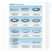 Lampes de plafond intérieures LED fluorescentes de haute qualité pour bus, autocars, camping-cars compatibles avec Yutong, King Long, Higer, Zhongtong