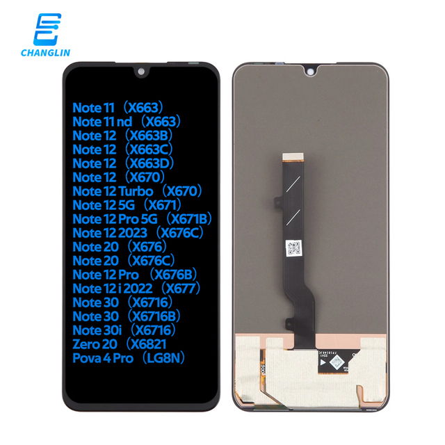Mobile Phone Lcd for Infinix Note 11 12 12turbo 5G 12Pro 20 30 30i Zero20 12i 2022 Pova4pro X663 X670 X671 Touch Screen Display