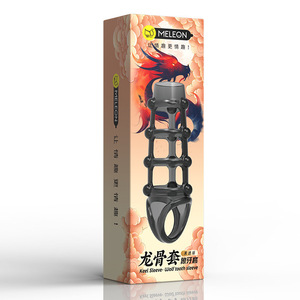 Secret Love Dragon Bone Set Translucent Black <b>TPE</b> Penis Ring For Sexual Pleasure Adult Use - Product Image 3