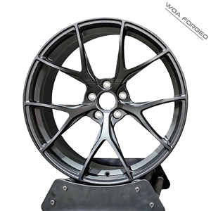 Rueda Cóncava Ligera Forjada T6061, Color Negro Satinado, 5x114.3 5x112 5x130 para Lamborghini, <span class=keywords><strong>Corvette</strong></span>, Tesla, <span class=keywords><strong>Shelby</strong></span>, Porsche, BMW - Product Image 6