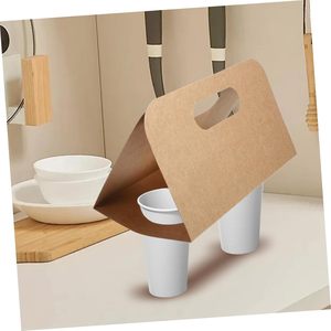Support en papier jetable pour gobelets à café à emporter en gros - Product Image 4