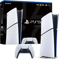 Console de Jeu So-ny Slim 1 To 95% Neuve et Originale, Console Vidéo pour Ordinateur, Jeu Super Haute Vitesse Play-Station 5 Originale