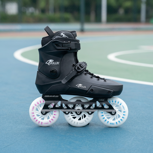<span class=keywords><strong>Patines</strong></span> en Línea Profesionales de <span class=keywords><strong>Tres</strong></span> <span class=keywords><strong>Ruedas</strong></span> Grandes para Carreras, <span class=keywords><strong>Patines</strong></span> de Doble Uso para Freestyle, Equipados con Carcasa de PP y <span class=keywords><strong>Ruedas</strong></span> con Luces - Product Image 1