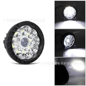 140W <b>Led</b> Motorcycle Spotlight 5 Inch Round <b>Work</b> <b>Light</b> High Power Focused For Off Road Lighting - Product Image 5