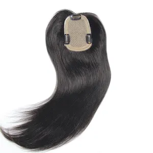 Thụy Sĩ Ren/Lụa Cơ Sở Da Mỏng Toupee Tóc Người, Kích Thước Khác Nhau Brazil Human Hair Topper Đối Với Phụ Nữ