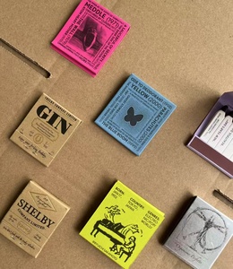 Libro de papel personalizado fósforos como regalos de promoción para cigarros caja de papel para el hogar fósforos - Product Image 5