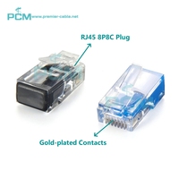 Résistance de terminaison RJ45 double 120 ohms avec deux connecteurs de terminaison 8P8C 120 ohms pour système CAN Bus Modbus DMX CPI