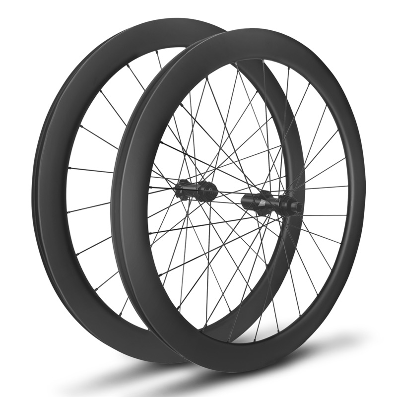 RUJIXU 700C Carbon Wheelset 50MM Road Disc Brake Carbon Fiber
