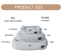 Großhandel Günstiges Wasserdichtes, Kaubeständiges, Großes, Waschbares Orthopädisches Hundebett aus Memory-Schaum – Luxus Tier-Sofa-Bett