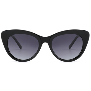 Lunettes de soleil œil de chat pour femmes, monture tortue à bord complet, verres verts, protection UV400, protection solaire pour adultes - Product Image 4