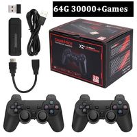 Console de jeu L GD10 Plus Game Stick 4K, boîte noire X2, console de jeu rétro 4K HD, GD10 64 Go, 30000 jeux