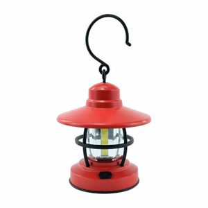 Vintage Design Handheld <b>Mini</b> Camp <b>Lantern</b> 4 Battery Power Supply Lights Lamp LED Hiking Plastic for Outdoor Tent Customized Logo - Product Image 4