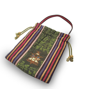 <b>Drawstring</b> Tote <b>Bag</b> Color Blocking <b>Small</b> Capacity Cosmetic Organizer For Everyday Use - Product Image 4