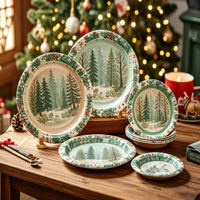 Assiette à gâteau en carton jetable et compostable de 10 pouces, assiettes à dessert personnalisées en carton CLASSIQUE pour fêtes et restauration rapide, dorées