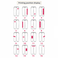 Pantalon décontracté unisexe coupe droite mi-large à cordon de serrage 100 % coton épais respirant et confortable de Hoodie Factory