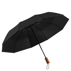 Parapluie d'affaires pliable personnalisé avec logo de marque pour cadeaux promotionnels et salons professionnels - Product Image 1