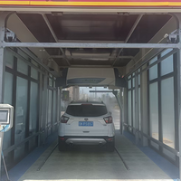 Machine de lavage de voiture sans contact entièrement automatique avec kiosque de paiement et système de gestion à distance